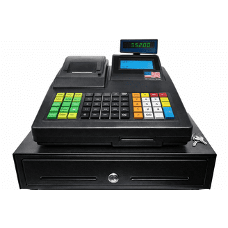 Sharp XE-A407 Business POS Machine, Thermal 99 Dept Cash Register