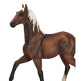 thumbnail image 6 of Equine Pride Flaxen Chestnut Horse With Fair Mane And Tail Figurine On Base, 6 of 10