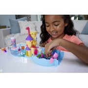 Polly Pocket Bubble Aquarium Playset, Mermaid Toy with 2 Micro Dolls & Water Play Accessories