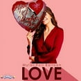 thumbnail image 3 of PMU Valentine’s Day Spashes 18 Inch Mylar-Foil Balloon Valentine's Day, Proposal, Special Events, Photo Props Party Decoration and Accessories (5/Pkg) Pkg/1, 3 of 9