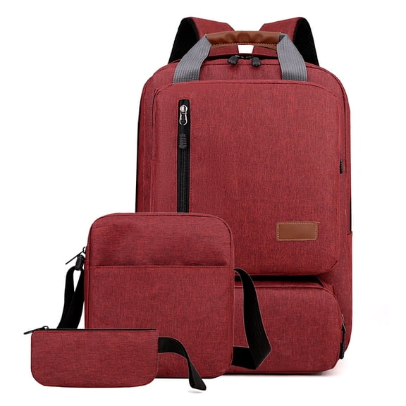 2026 New Three-Piece Multifunctional 15.6-inch Laptop Bag, Business Commuter Men's Backpack, Large Capacity Portable Travel Shoulder Bag