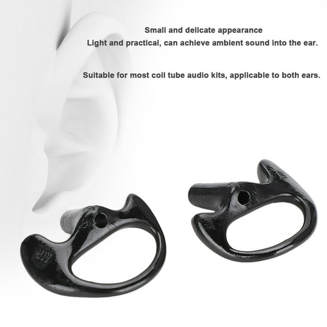Soft Ear Mould, Ambient Sound, Long Service Life, Portable, Gel Ear Mould Replacement for Most Coil Tube Audio Kits