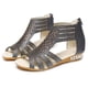 thumbnail image 4 of Amzcrzy Zapatos de mujer,Zapatos de mujer,Zapatillas de mujer, Sandalias romanas con punta redonda y cremallera hueca con diamantes de imitación para mujer Sandalias Mujer Zapatillas De Casa, 4 of 5