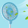 thumbnail image 6 of Portable Neck Fan, 360 Degree Adjustable Personal Fan, Rechargeable Hands-Free Wearable Fan for Working Office Reading Travel Outdoor Sports, Dual Head Rotatable Face Fan for Women Men, Pink, 6 of 9
