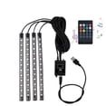 thumbnail image 1 of Riwesomey Tiras de luces LED para coche que cambian de Color debajo de la ventana del salpicadero, lámpara de ambiente con Control remoto, decoración Bombillas para automóviles 48smd USB-Port, 1 of 6