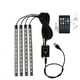 thumbnail image 1 of Riwesomey Tiras de luces LED para coche, Interior debajo del salpicadero, ventana trasera, Control remoto, lámpara de ambiente, sonido activado, Bombillas para automóviles 48smd USB-Port Riwesomey VI015237-05B, 1 of 6