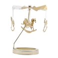 thumbnail image 3 of Adorno de candelabro giratorio Portavelas de luces de té volador giratorio para favor Caballo Zulema Portavelas giratorio, 3 of 8