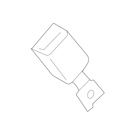 Genuine OE Mitsubishi Buckle End - 7000C291XA