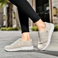 thumbnail image 4 of YOURDIARY Women's Walking Shoes Adjustable Closure Breathable Lightweight Wide Width Casual Shoes, 4 of 7