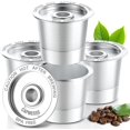 thumbnail image 1 of Reusable K Cups Coffee Pods for Keurig 1.0: Stainless Steel Refillable K Cup - Reusable Coffee Filter for Keurig 1.0 Coffee Maker, Permanent, Eco-Friendly, Innovative Design(4 Pack), 1 of 7