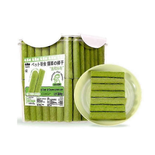 Berdexa Cat Grass Teething Sticks,Berdexa Cat Grass Feeding Stick,for Indoor Cat