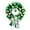 Green, variant on JHEHF 20" Green Wreath St. Patrick'S Day Wreaths Rustic Farmhouse Front Door Hanging Sign Wreath Wall Window Decoration Spring Festival and Irish Party Supplies