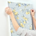 thumbnail image 5 of Chesapeake Lemonade Light Blue Citrus Wallpaper, 5 of 7