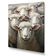 thumbnail image 2 of Designart "Realistic Sheep Family Portrait" Animals Wall Decor, 2 of 5