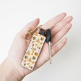 thumbnail image 4 of Wukai Cute Bee Honey Jar Hive Bear Print Leather Car Keychain, Universal Key Fob Keychain, Leather Key Chain Holder for Men and Women,360 Degree Rotatable, 4 of 5