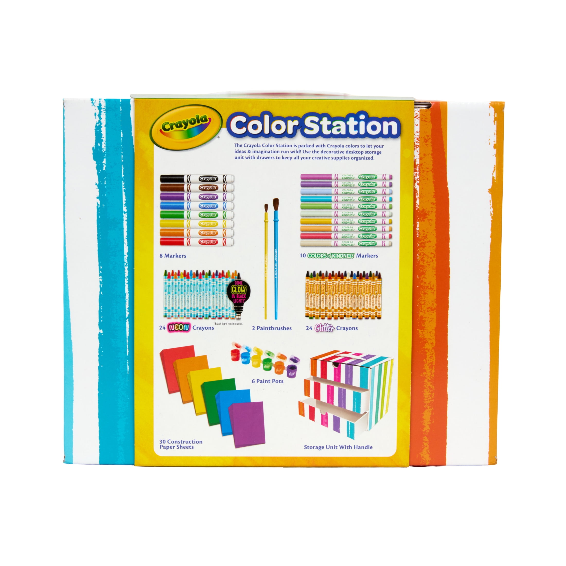Crayola Color Station, Desktop Art Supplies Organization, Room Decor, Arts and Crafts, Classroom Supplies, Gift for Kids, Ages 5, 6, 7, 8, 9