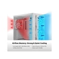 thumbnail image 3 of MONTECH HP140 ARGB PWM Rifle Bearing Fan 600-1600RPM, High Airflow Performing Fan 95.61CFM, 4-Pin, 3 in 1 Pack with 6X6 Fan Hub - 140mm White, 3 of 5