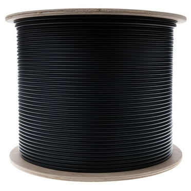 Cable Wholesale 10F3-3062H 2000 ft. 6 Fiber Indoor & Outdoor Fiber Optic Cable - Multimode 50 & 125 OM3 - Corning - 10 Gbit - Black