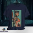 thumbnail image 5 of Tattooed Samurai Girl T-Shirt – Cyberpunk Anime Badass Katana Fighter Tee, 5 of 5