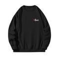 thumbnail image 3 of BVOFAR Mens Sweatshirt Love Graphic Long Sleeve Shirts No Hood Crewneck Pullover Loose Fit Holiday Tops for Valentines Day, 3 of 6