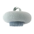 thumbnail image 1 of Esponja de baño 2 en 1: cepillo exfoliante de silicona, estropajo de espuma, exfoliante, masajeador, secado rápido, para ducha, baño, limpieza corporal, uso doméstico, 1 of 4