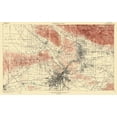 thumbnail image 2 of USGS 24x17 White Modern Wood Framed Museum Art Print Titled - Los Angeles California Quad - USGS 1900, 2 of 4