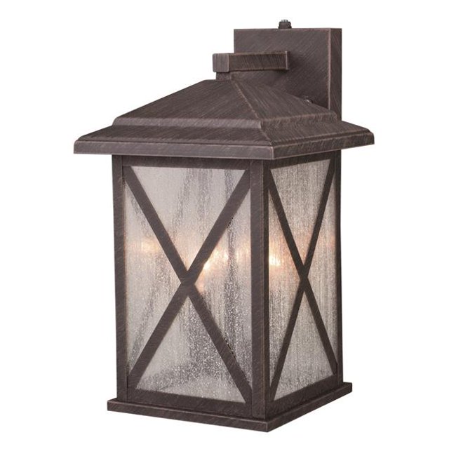 Vaxcel International T0479 Applique Murale Extérieure Maxwell de 9 Po en Fer Rouillé