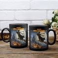 thumbnail image 3 of Happy Halloween Wirehaired Pointing Griffon Witch Pumpkins Bats Mug Dog Lover Coffee Tea Cup - 13012, 3 of 4