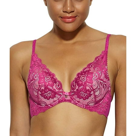 Gossard FUCHSIA PINK Gypsy Contoured Plunge Bra  US 32C  UK 32C