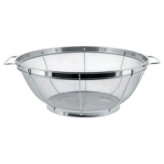 Stainless Steel Colander, Colander with Handles & Resting Base, Mesh Strainers and Colanders for Kitchen, Dishwasher Safe