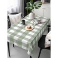 thumbnail image 6 of Sage Green Table Cloth 54x108 Inch Rectangle, Buffalo Plaid Waterproof Tablecloth Washable Table Cover for Party Picnic Dinner Decor, 6 of 9