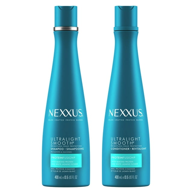Champú y acondicionador Nexxus Ultralight Smooth 400 ml x2