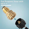 thumbnail image 3 of Amdohai Adaptateur de Conversion de Réservoir de Propane, Recharge POL, Valve de Réservoir LP vers Régulateur QCC1/Type1, 3 of 8