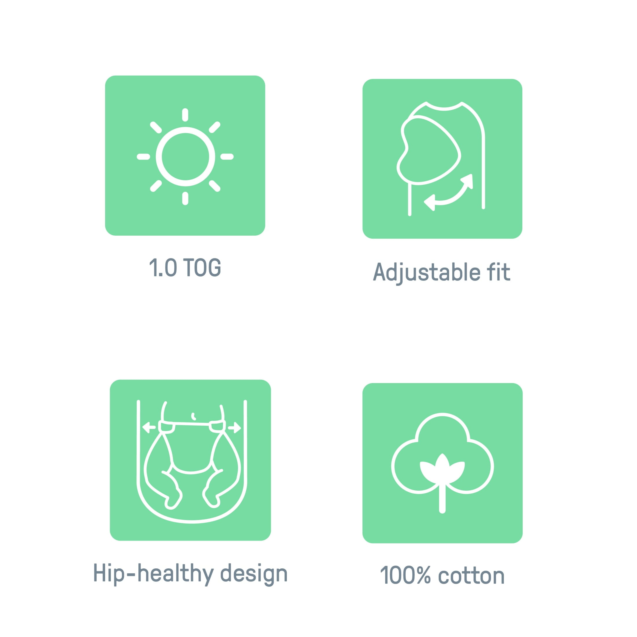 SwaddleMe by Ingenuity Monogram Collection Baby Swaddle, 100% Cotton, 0-3 Months, Pocket Fold Design for Easy Changes, 1.0 TOG, 3-Pack - Born Free