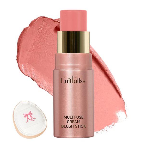 Crema de maquillaje y colorete en barra Unidollss 3-in-1 Whisper 01
