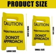 thumbnail image 3 of Fun Hair Clip Styling Tool with Yellow Color Caution Sign Design for Work Class or Casual Outings Sparks Laughter, 3 of 8