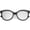 Black Silver / Silver Mirror, variant on Modern Cat Eye Sunglasses Metal Brow Detail Round Colored Mirror Flat Lens 53mm (Matte Black Gold / Red Mirror)