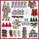 thumbnail image 2 of Nuevo colgante de árbol de Navidad, campana pequeña, copo de nieve, lazos, estrella, bolsas de la suerte, alce, Papá Noel, colgante para niños, árbol de Navidad colgante, 2 of 5