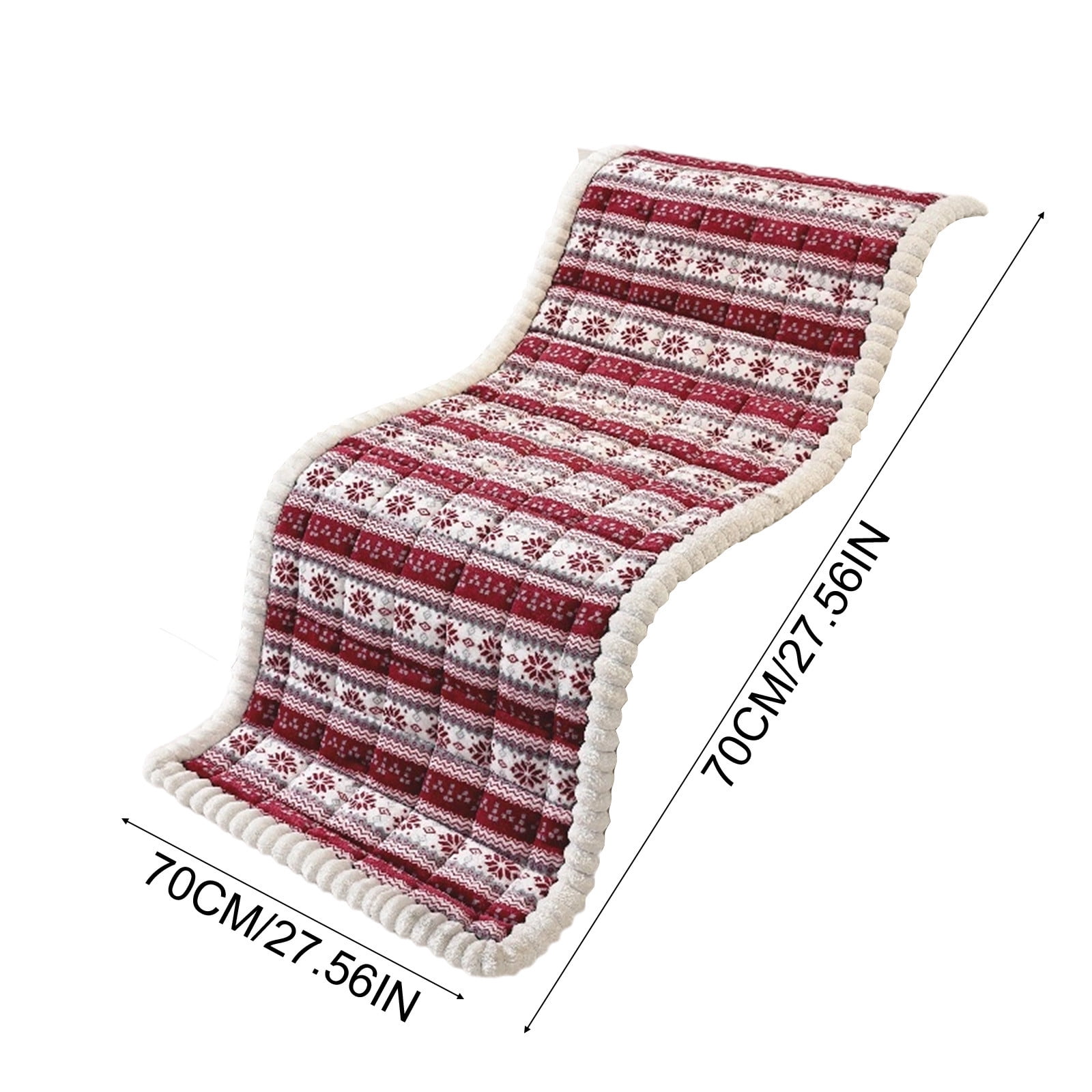 Taotanxi Thick Plush Sofa Cover, Non-Slip Pet Couch Cover for 1-3 Cushion Sofa, Christmas Couch Covers Protector for Dogs & Cats, Machine Washable