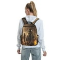 thumbnail image 7 of Honeii Apocalyptic Skull Soldier Print Lightweight Backpacks,Carry on Backpack,Durable Backpack for School, Work & Travel, 7 of 7