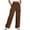 Brown, variant on UQJfacai Womens Cargo Sweatpants Baggy Fleece High Elastic Waisted Wide Leg Joggers Sweat Pants Winter Clothes Athletic Pants with Pockets