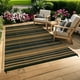 thumbnail image 3 of Yeshouse Alfombra de exterior reversible de plástico y paja, impermeable, para camping, patio, moderna alfombra de patio a rayas, alfombra para porche, terraza, jardín, balcón, 3 of 12