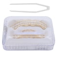 thumbnail image 1 of Hip Hop False Teeth,GoldPlated Brass Hip Hop Hip Hop Teeth Brace Hip Hop Teeth Set Seamless Integration, 1 of 14