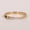 Rose Plated, variant on Plain Twisted Statement Band Ring, Dainty Stacking Band, Mobius Ring, 925 Sterling Silver Mobius Ring, Engagement Ring, Valentine's Gift Handmade Ring.