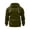 Green, variant on Men's Cargo Hoodie Quarter-Zip Midweight Casual Workwear Pullover with Pockets