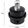 thumbnail image 4 of 2 Pcs Air Compressor Silencer Filter,3/8"16mm Male Thread Metal Shell,metal Intake Fliter Silencer (16mm, 4 of 4