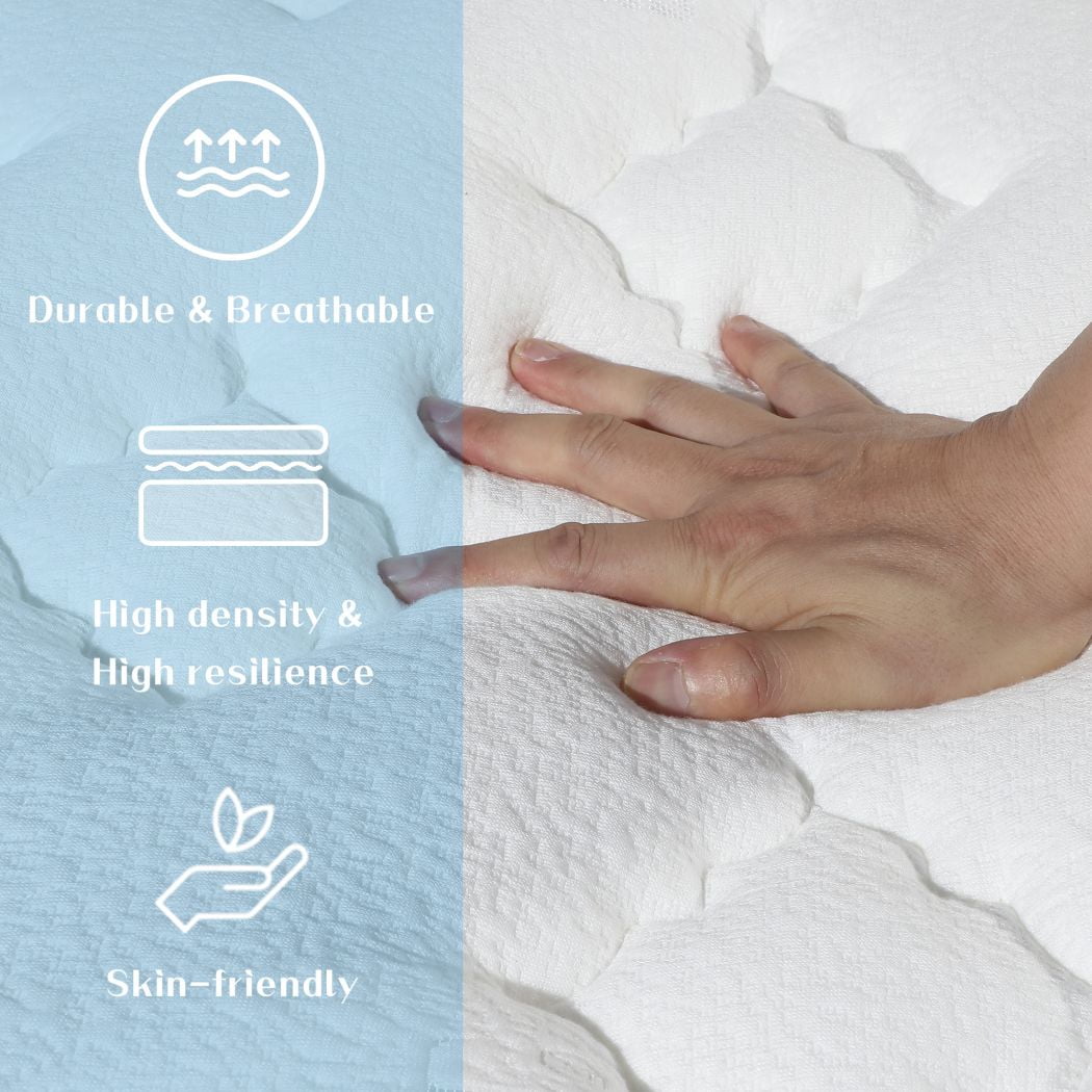 lemontalking 12 inch Hybrid Mattress in a Box, Inlemontalkingrspring and Gel Memory Foam Medium Firm, Full Mattress