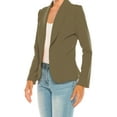 thumbnail image 3 of Women's Casual Office Work Long Sleeve Fitted Open Front Blazer Pack of 2, 3 of 6