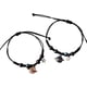 thumbnail image 1 of Liangnv Pulseras de la Amistad Planeta Luna Estrella Saturno Bff Pulseras para Pareja Novio Novia Mejor Amigo (Negro), 1 of 2