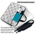 thumbnail image 2 of Lsque Panda Bear Pattern Laptop Bag – Portable & Slim Single-Shoulder Computer Case with Adjustable Strap, Protective, Lightweight for 13”/14”/15.6” Laptops, 2 of 8